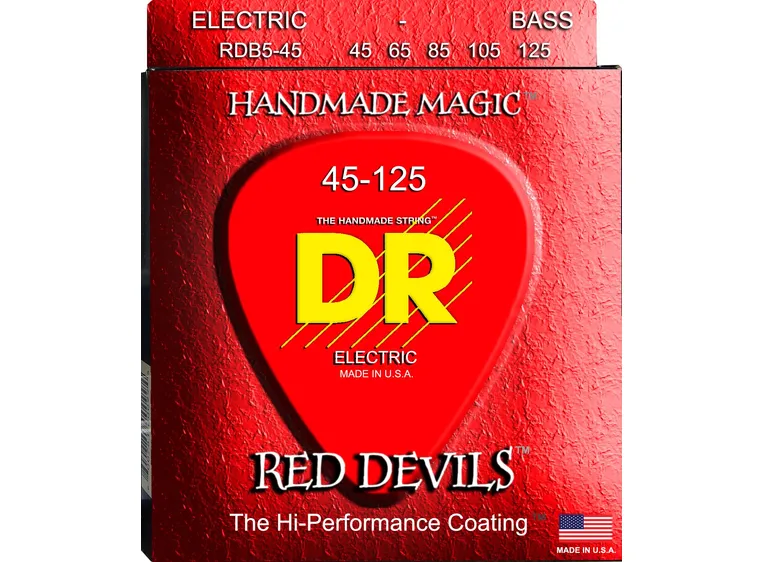 DR Strings RDB545 Red Devils (045-125) Medium 5 string 